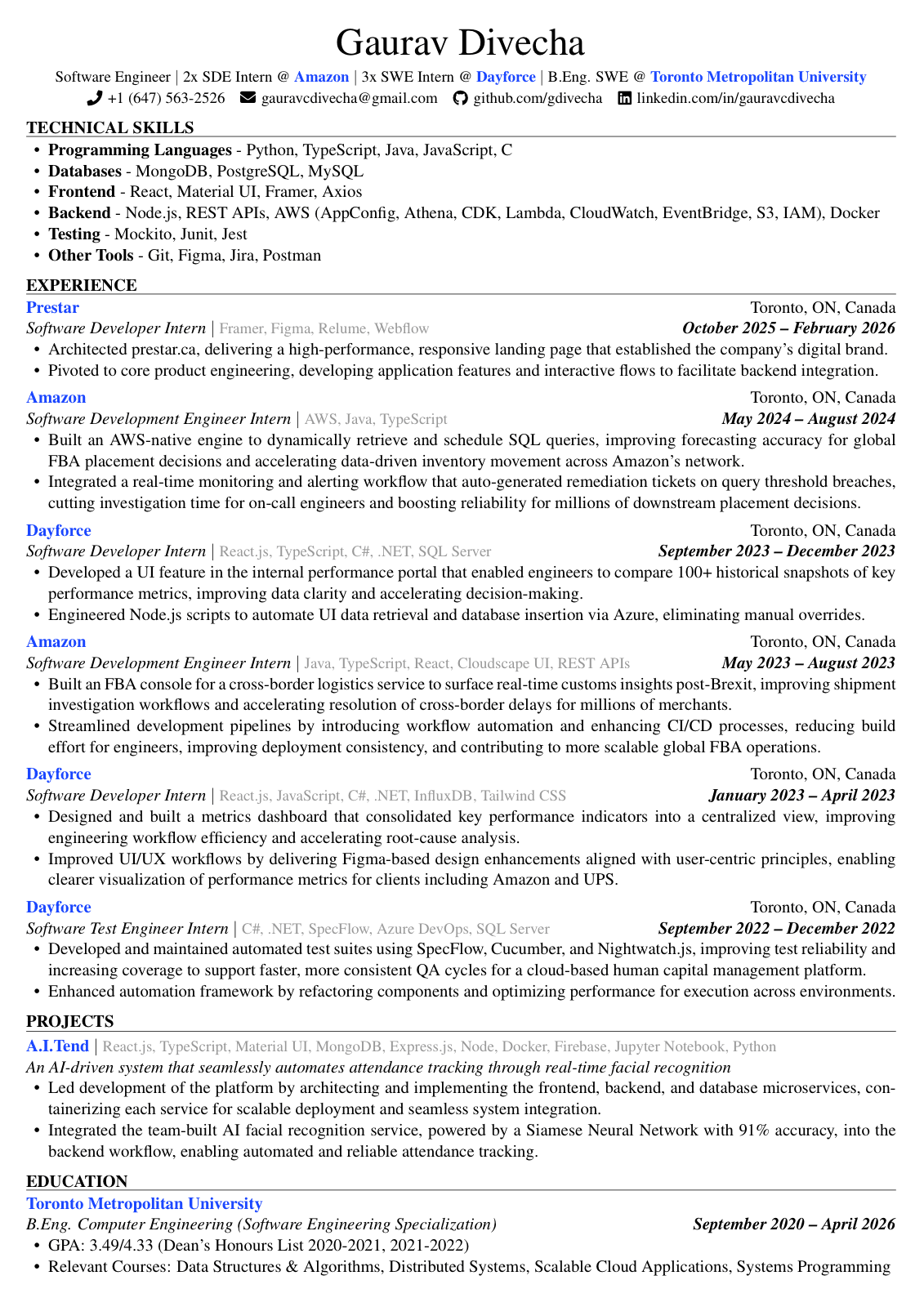 Gaurav Divecha - Résumé
